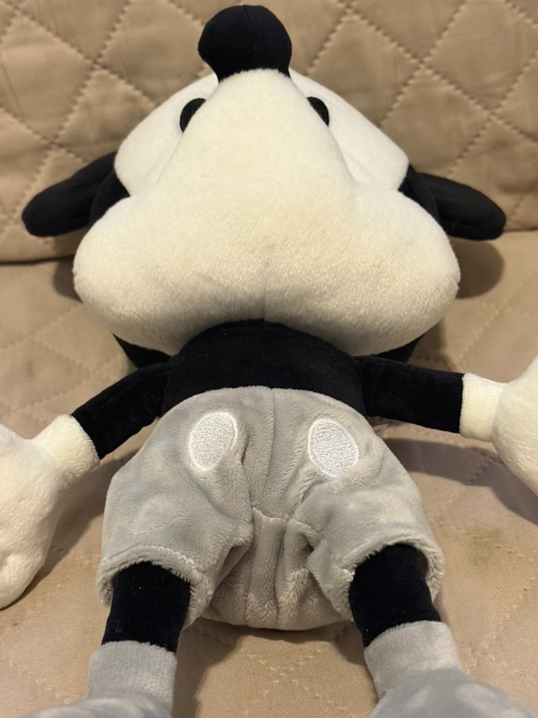 Disney Baby Mickey Mouse Black White Plush by Lambs & Ivy - photo 4