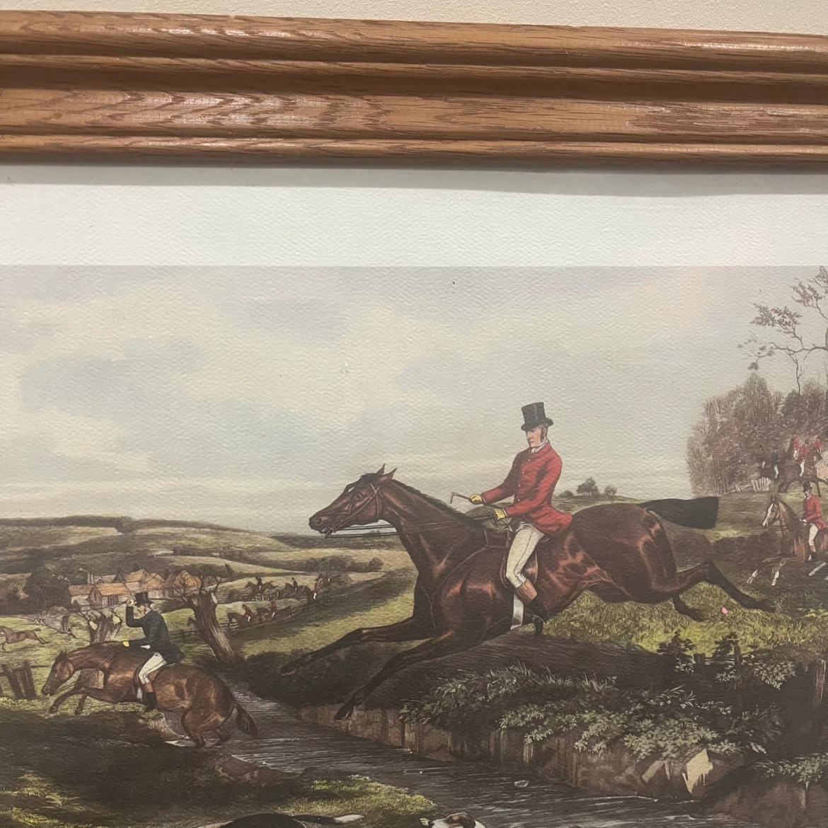 Full Cry Framed Hunting Print - photo 3
