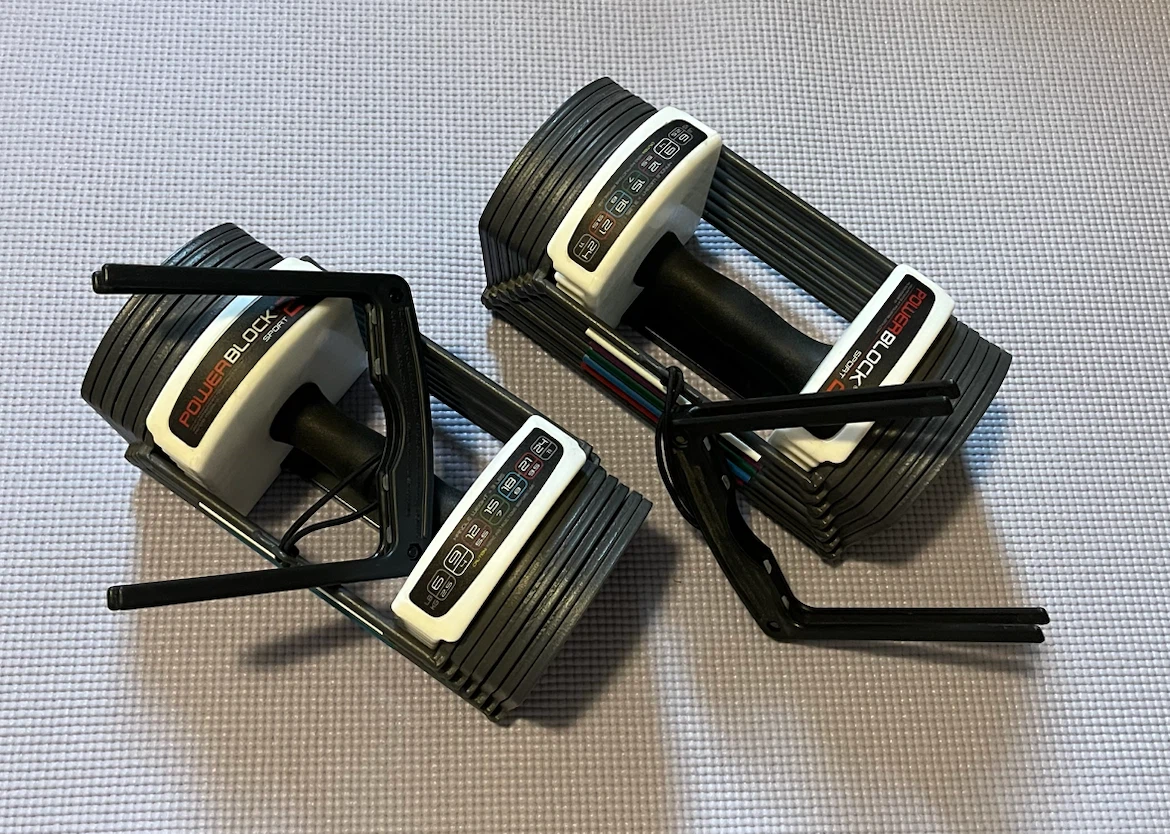 PowerBlock Sport 24 Adjustable Dumbbells (3–24 lbs)