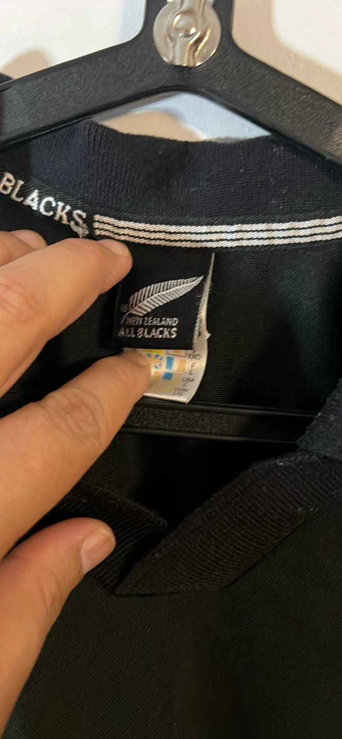Adidas New Zealand All Blacks Rugby Jersey  size L - photo 2