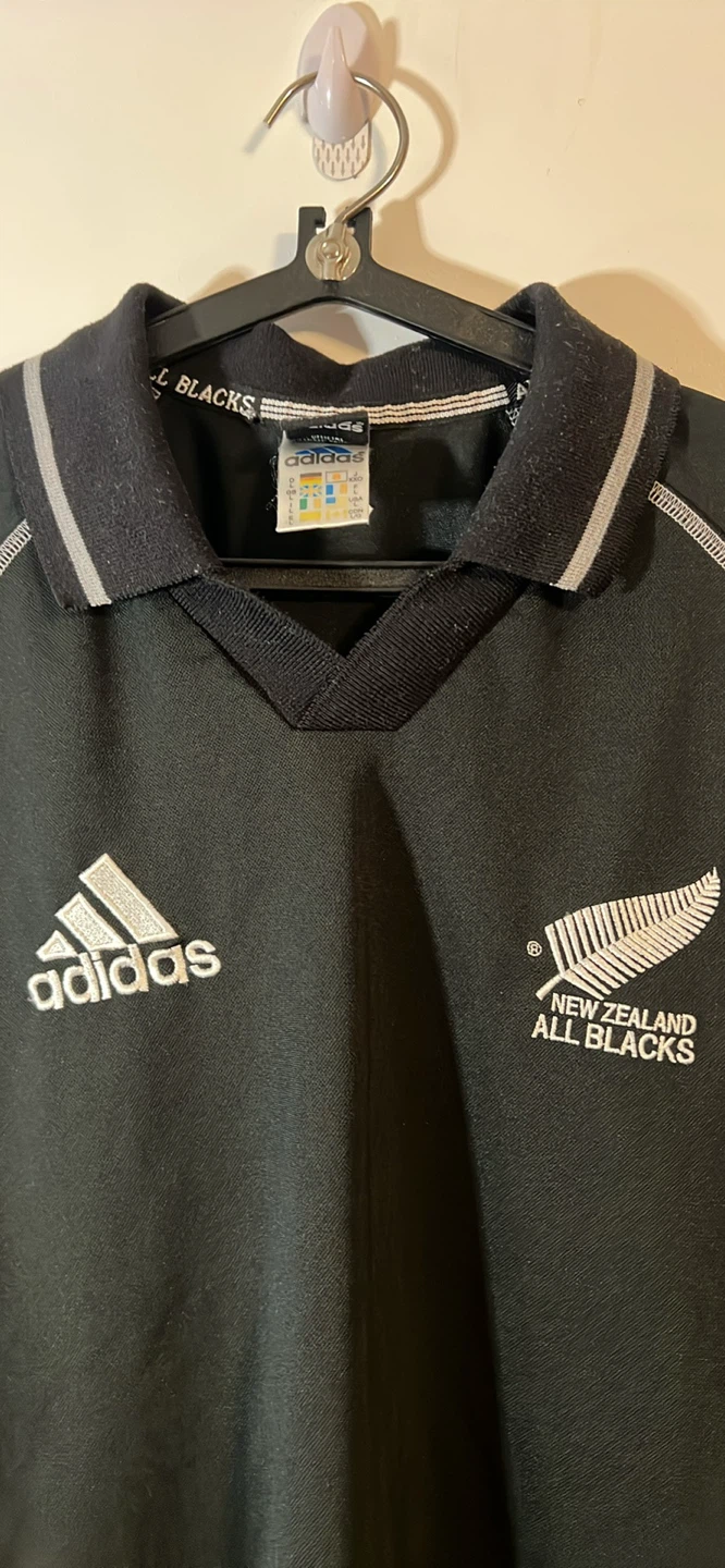 Adidas New Zealand All Blacks Rugby Jersey  size L - photo 4