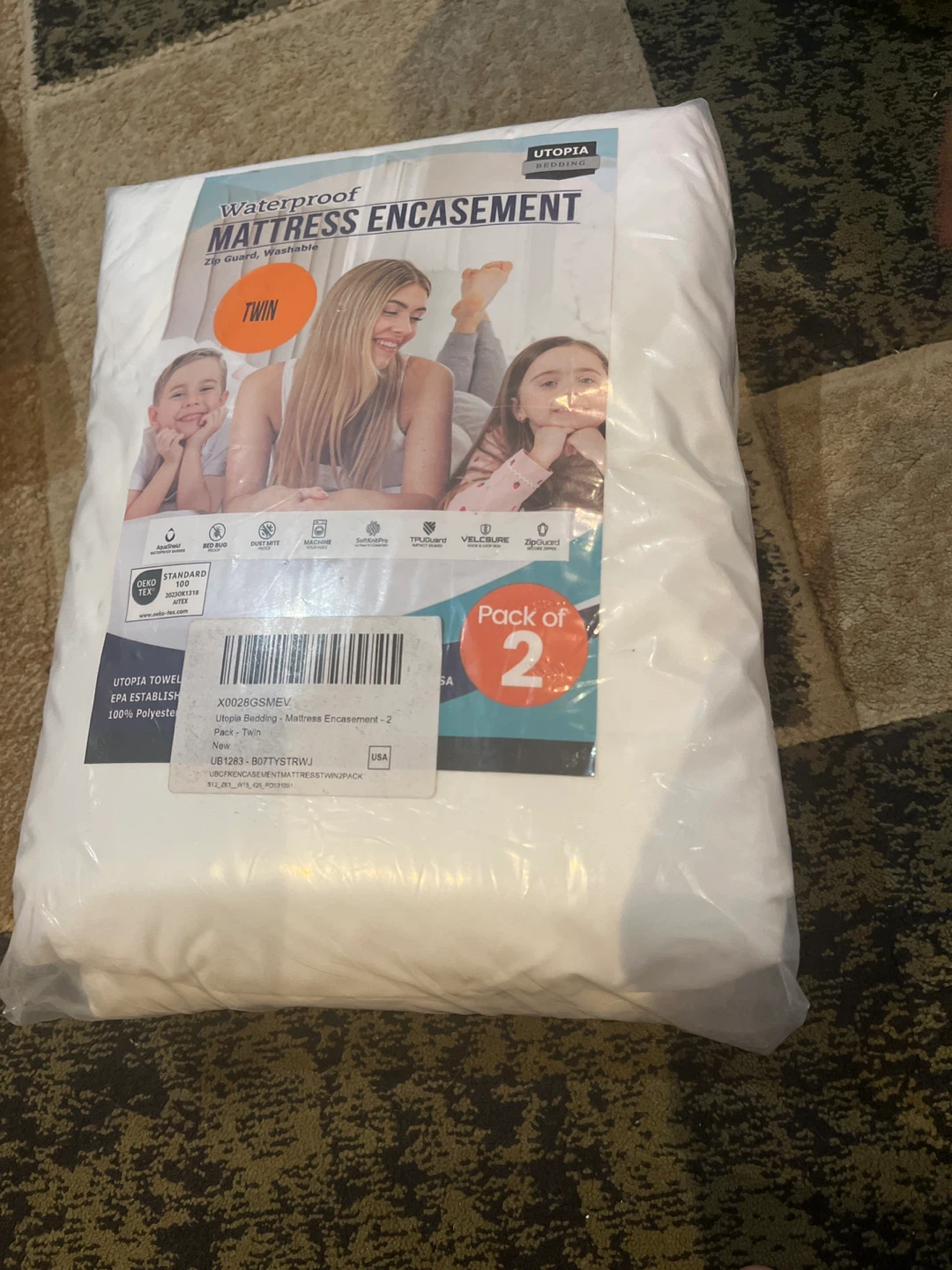Utopia Bedding Twin Mattress Encasement 2 Pack