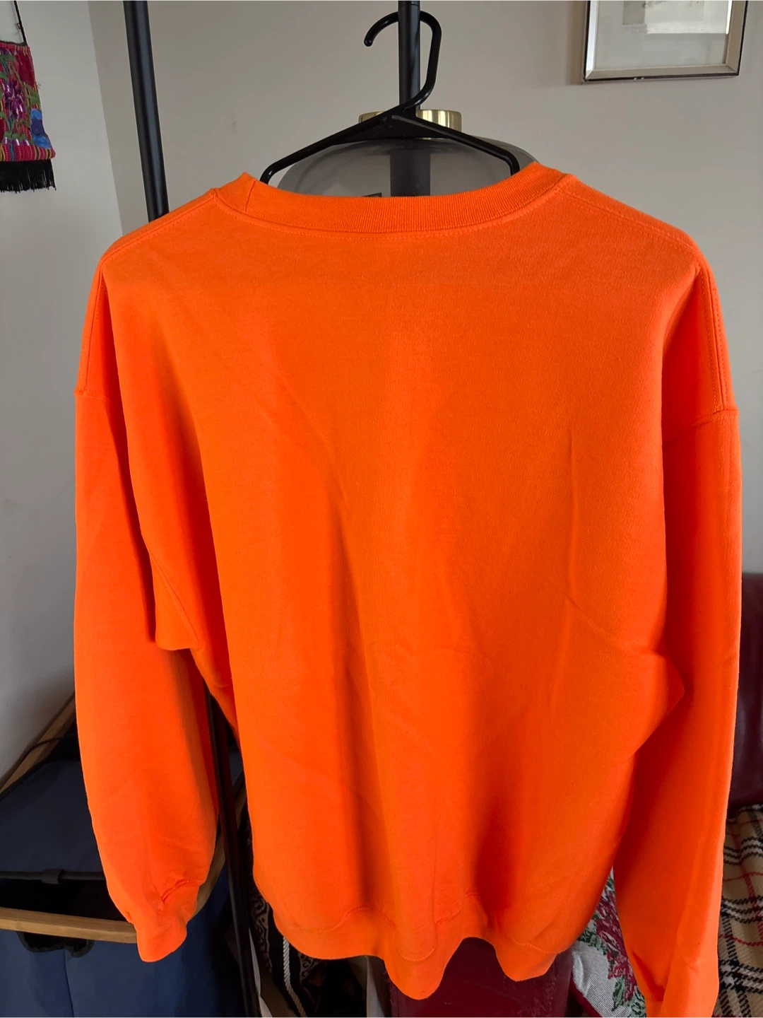 Gildan Bright Orange Crewneck Sweatshirt - photo 2