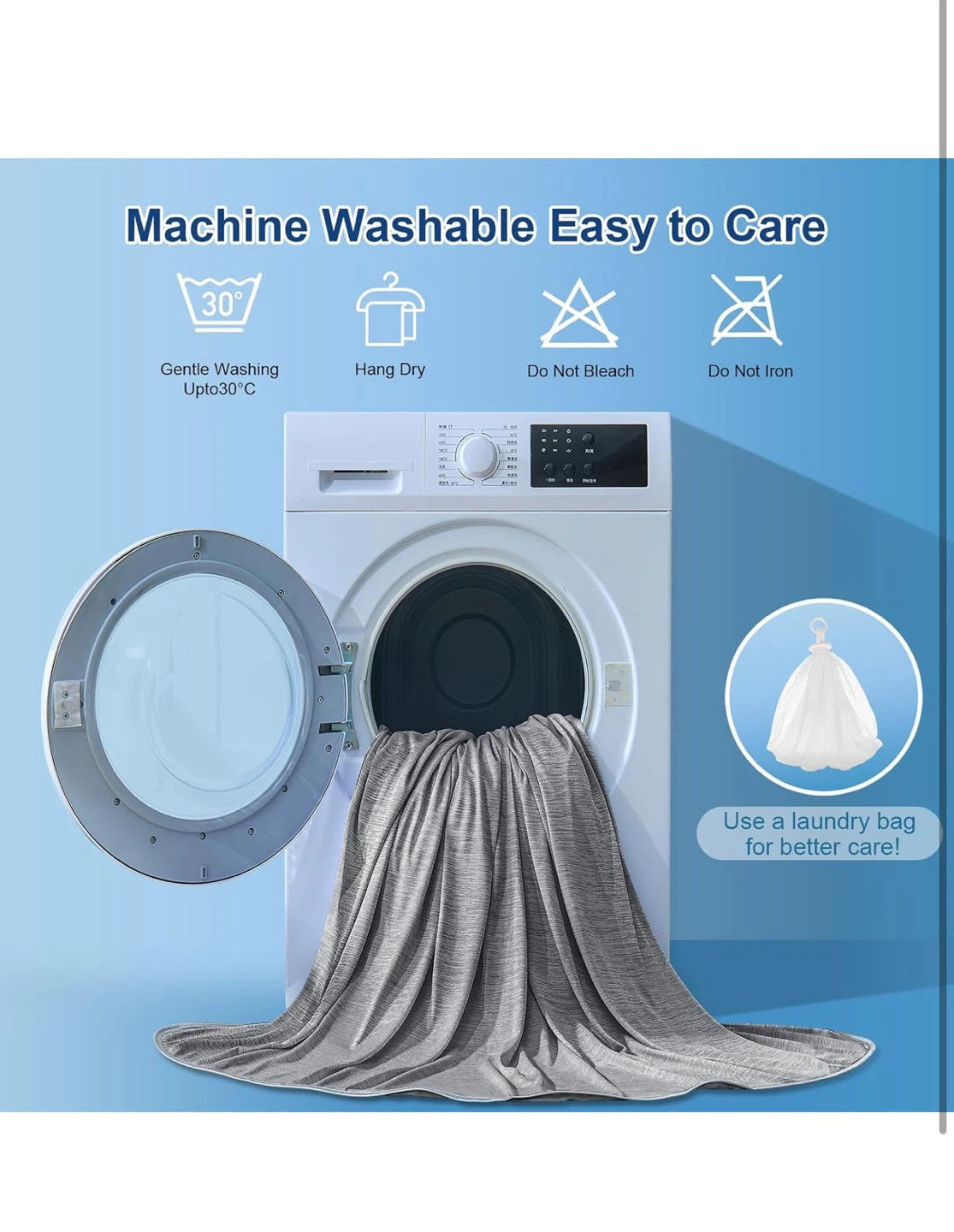 Light Grey KING Cooling Blanket - photo 4