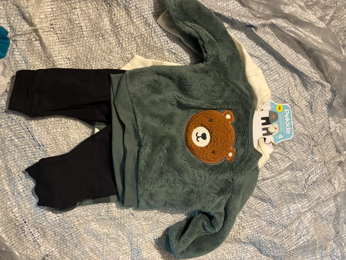 Pekkle baby outfit set 6M