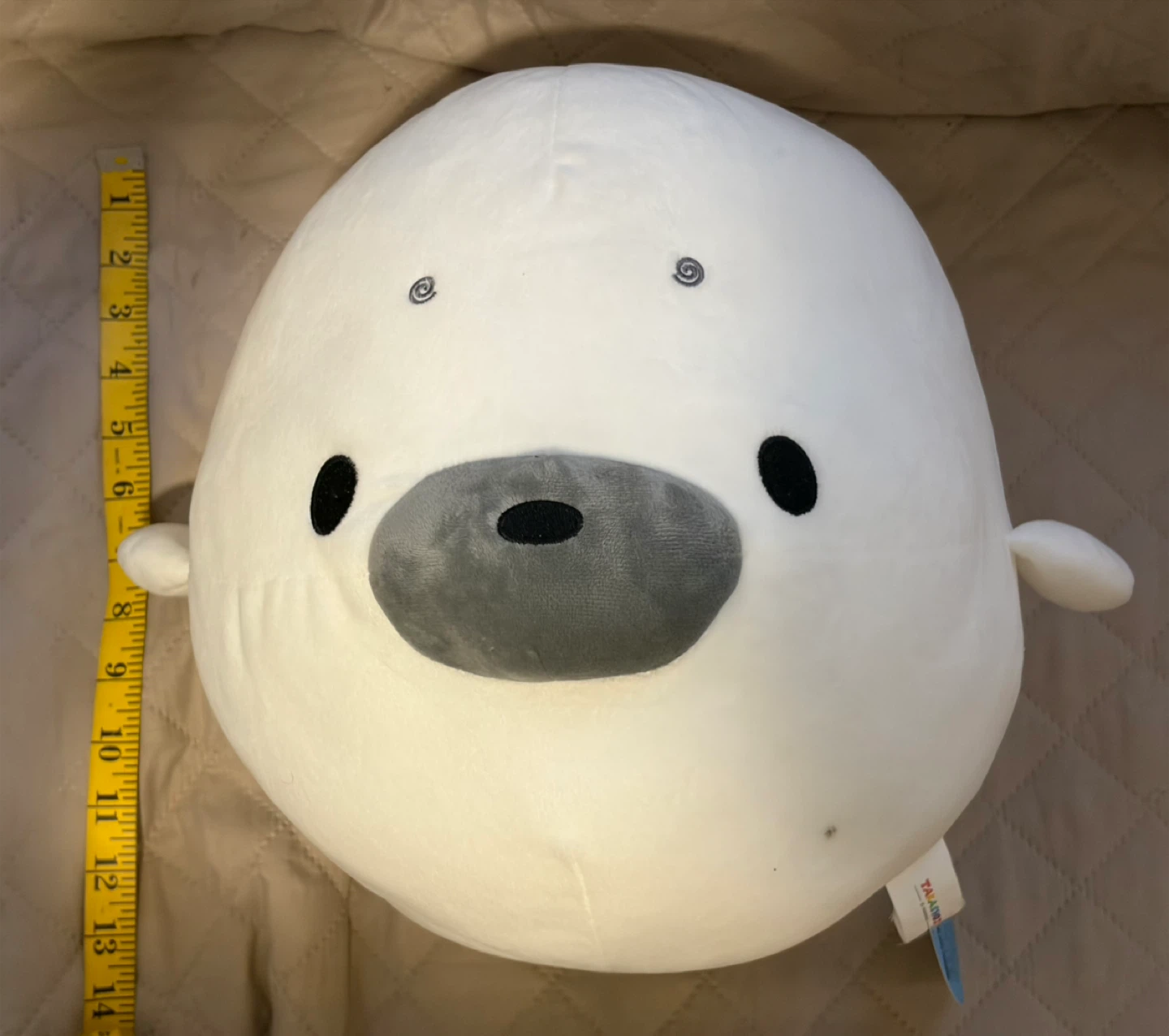 New Takashoji White Seal 13" Plush round - photo 5