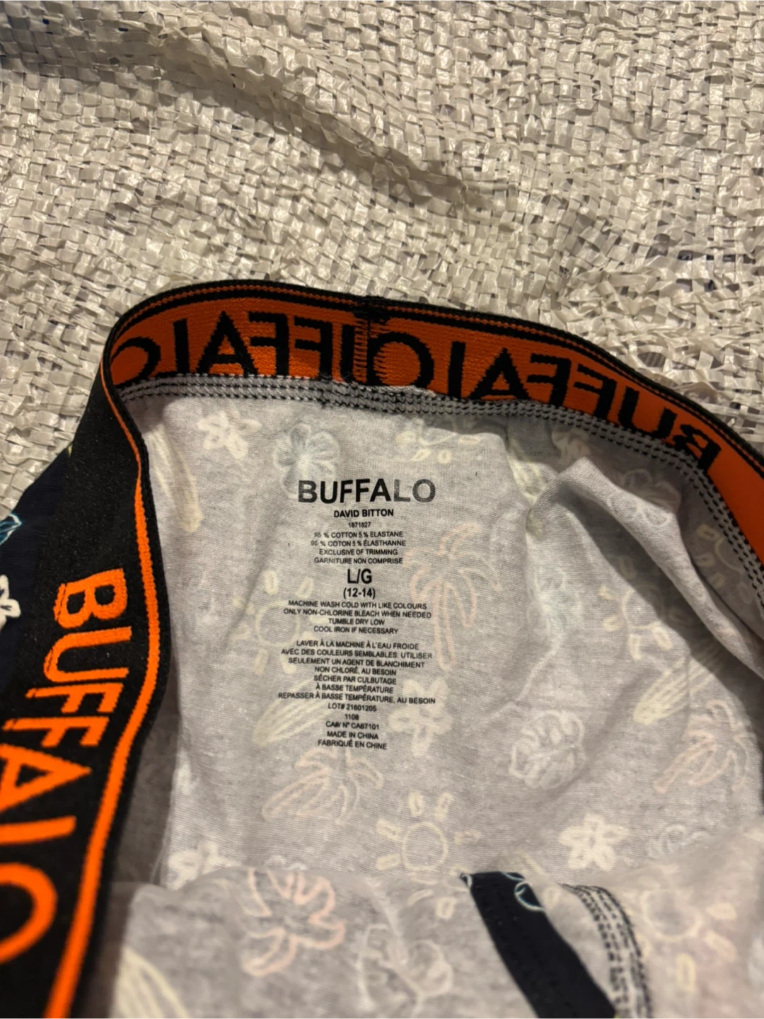 NWOT boys 7pc Buffalo David Bitton Boxer Briefs Size L/G 12-14 - photo 2