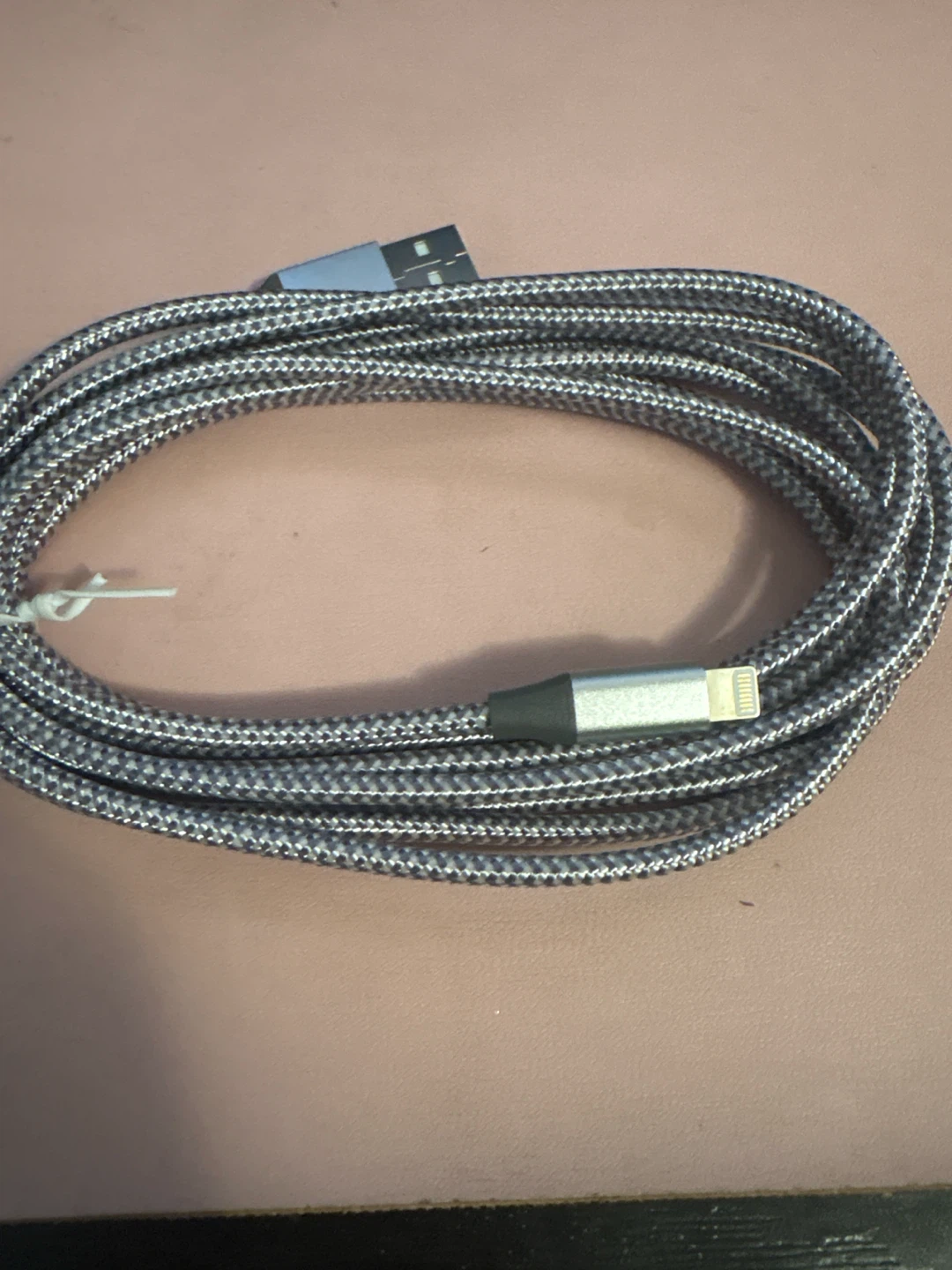 Braided USB-A to Lightning Charging Cable