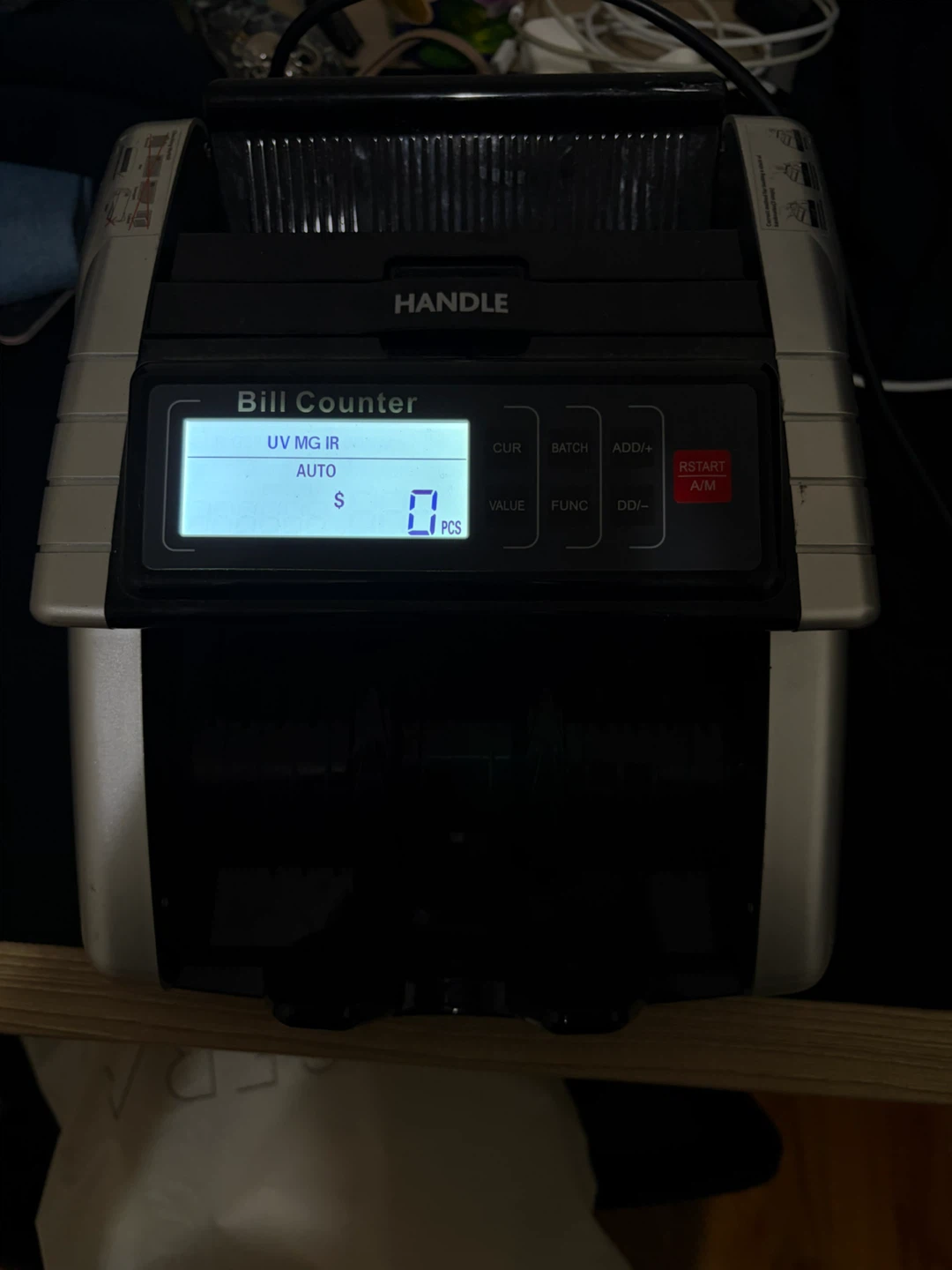 Digital Bill Counter with UV, MG, and IR detection