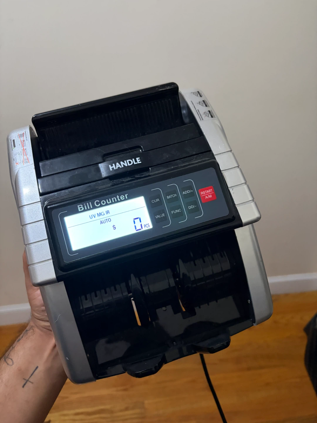 Digital Bill Counter with UV, MG, and IR detection - photo 2