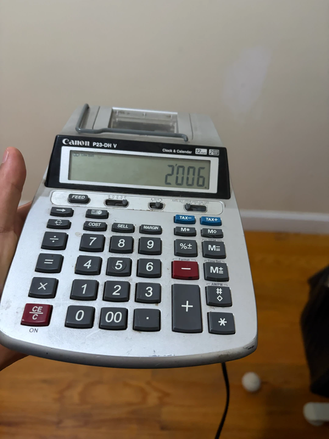 Canon P23-DH V Printing Calculator - photo 2