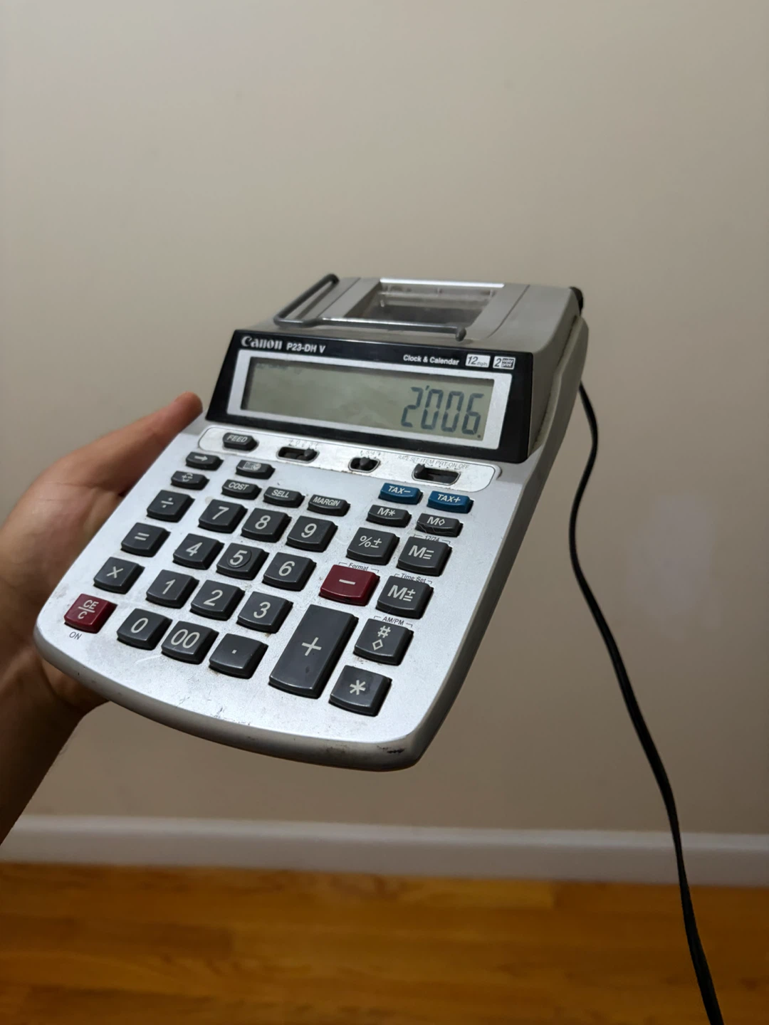 Canon P23-DH V Printing Calculator - photo 3