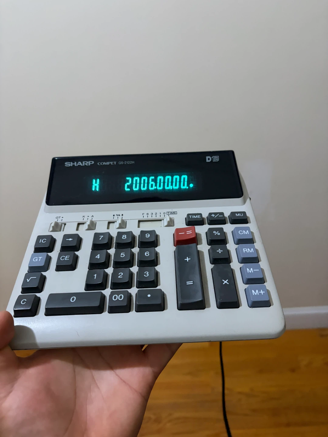 Sharp Compet QS-2122H Desktop Calculator - photo 4