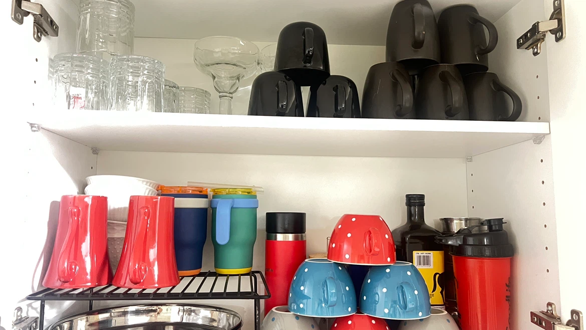 Set of cups and mugs