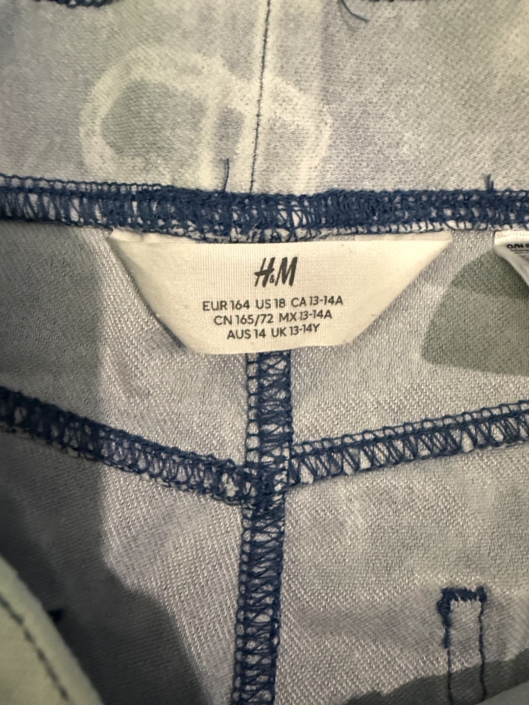 H&M heart print wide-leg jeans girls - photo 2
