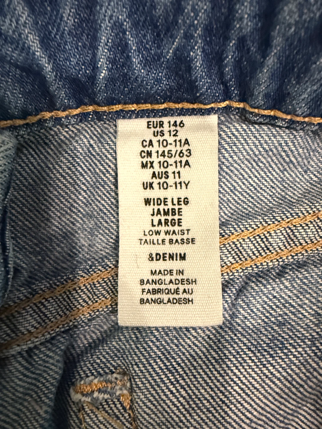 H&M &DENIM Kids Wide Leg Jeans (girls) - photo 2