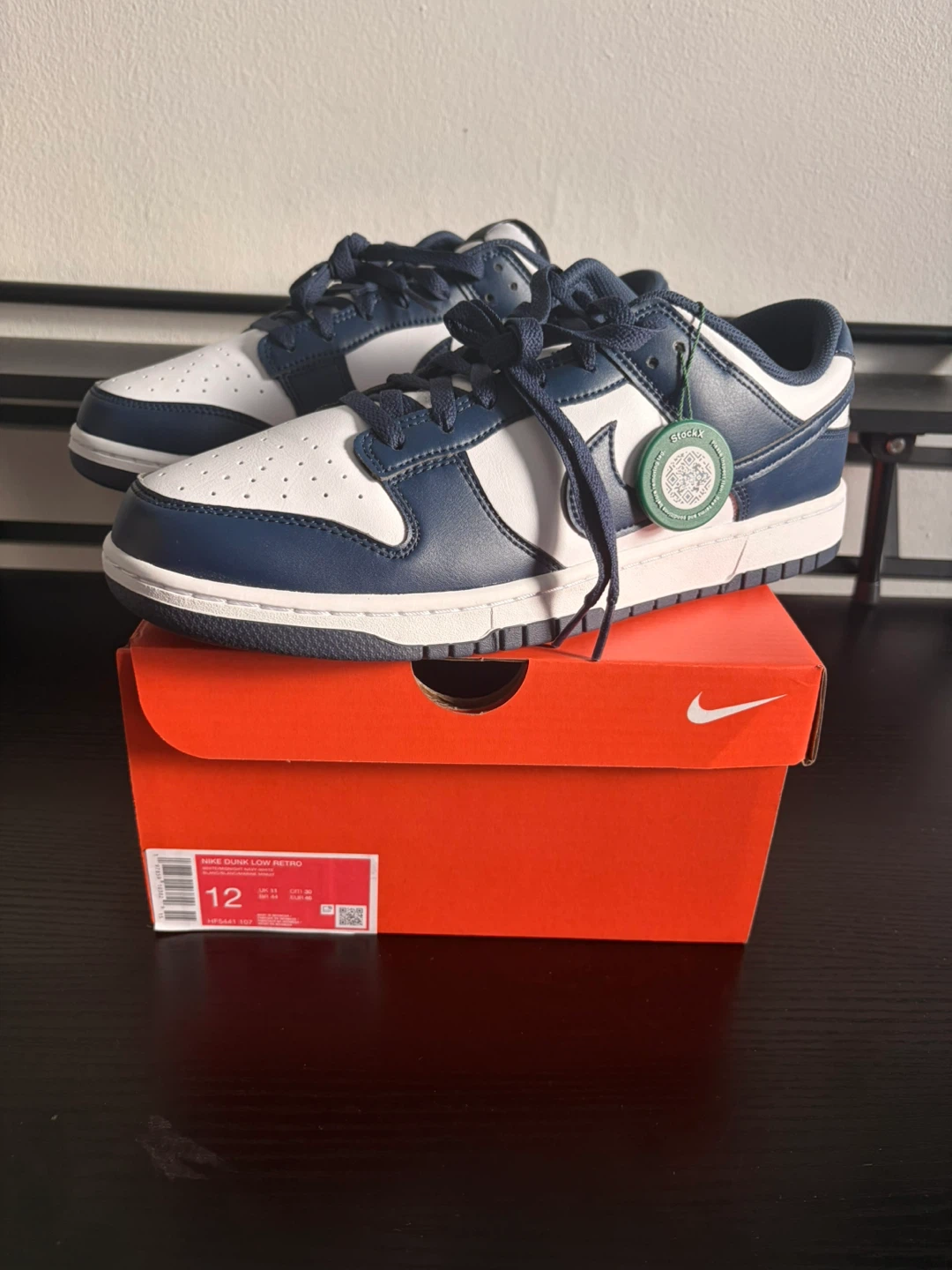 Nike Dunk Low Retro Midnight Navy White