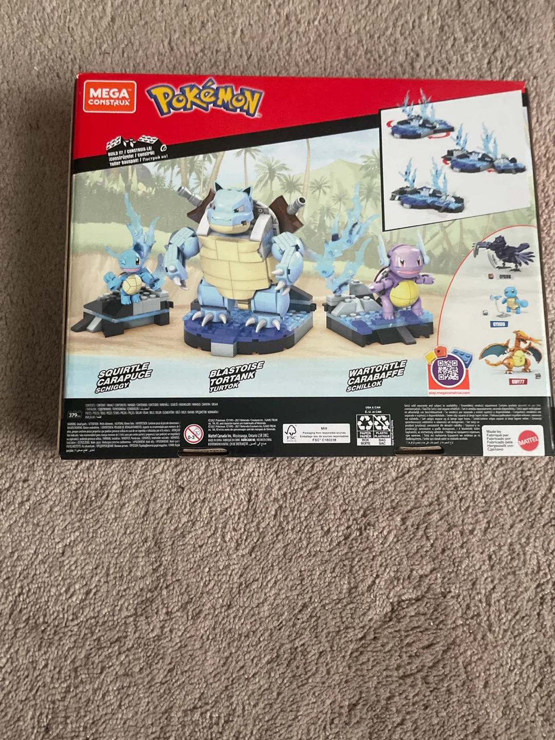 Mega Construx Pokemon Squirtle Evolution Set - photo 2