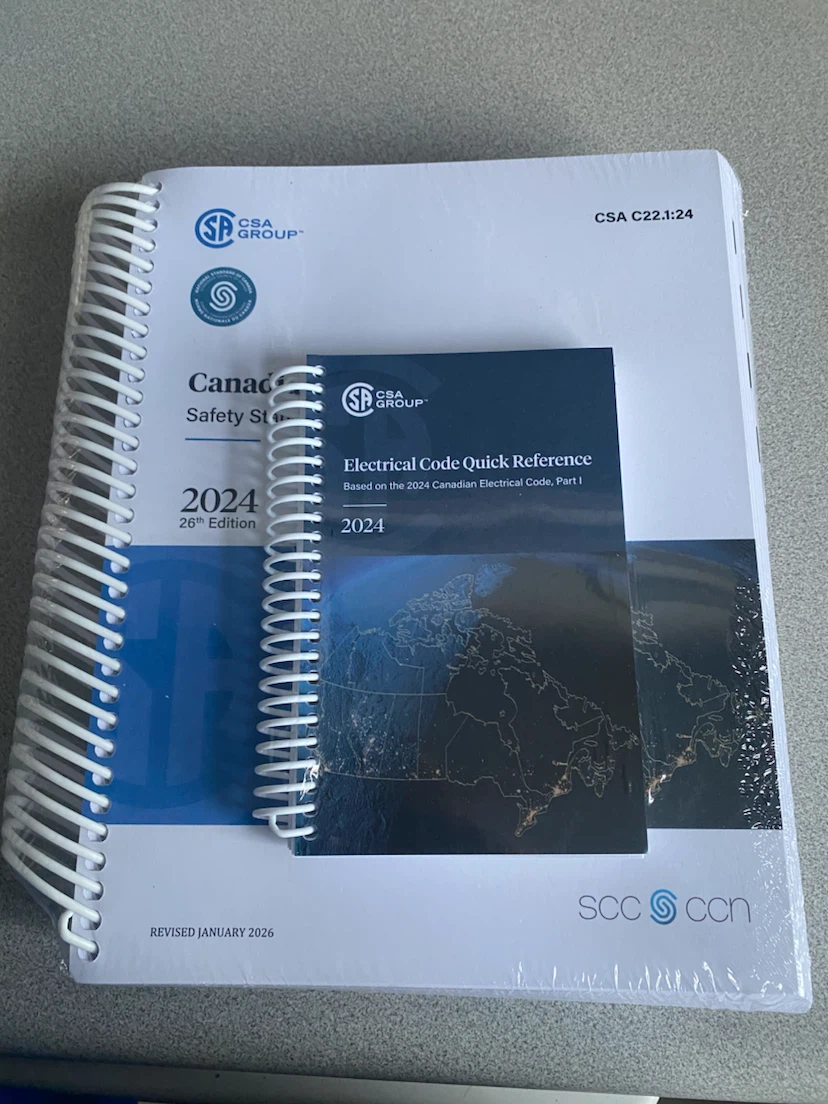 New 2024 Canadian Electrical Code Part I and Quick Reference