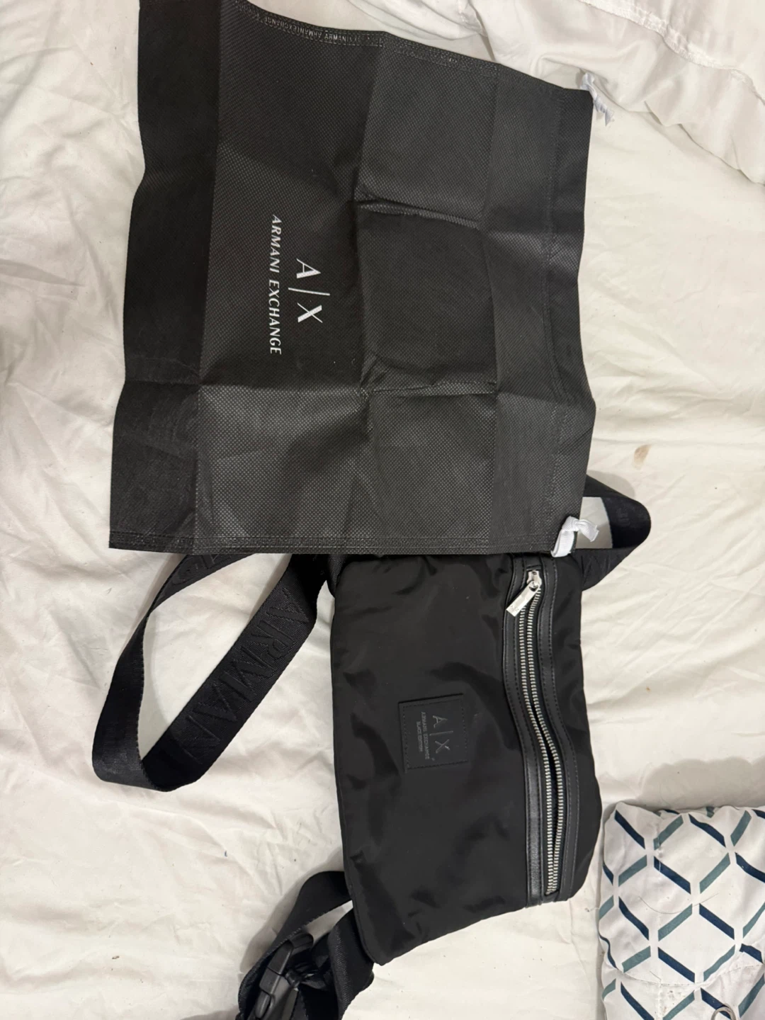 Armani Exchange Black Edition Crossbody Bag