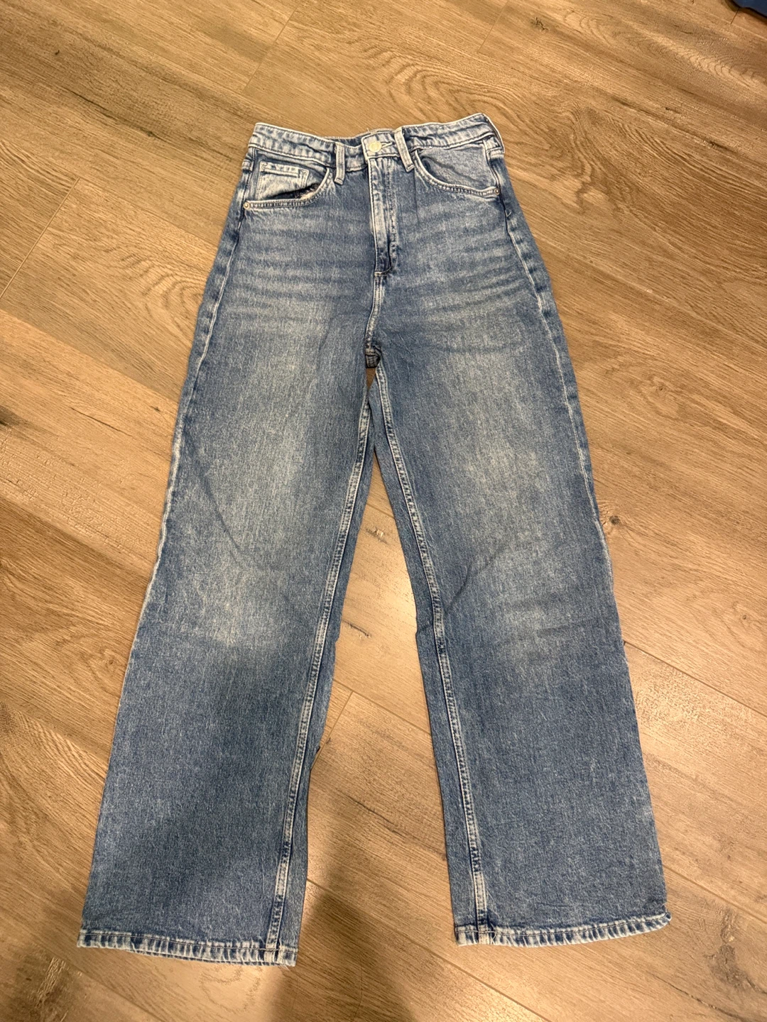H&M Wide Leg High Waist Jeans girls