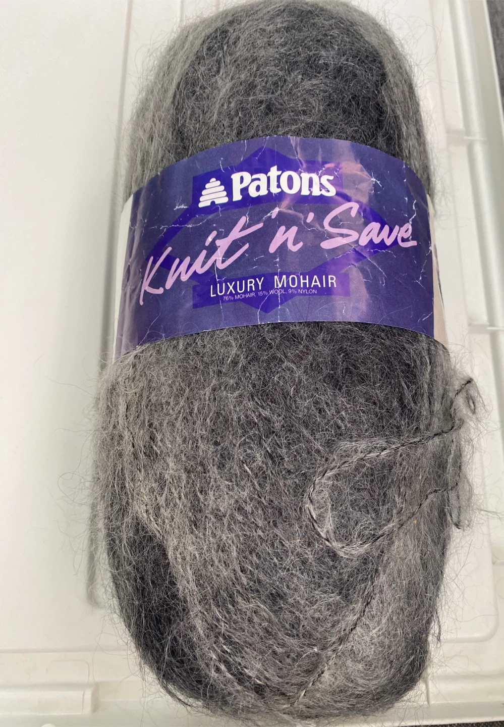 Huge 450 g Patons Knit 'n Save Luxury Mohair Yarn