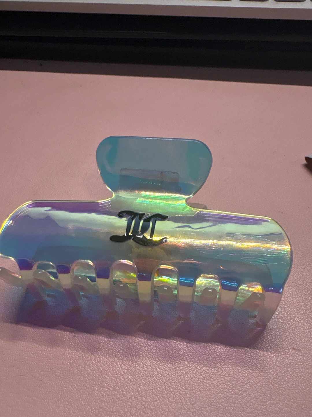 Iridescent Hair Claw Clip