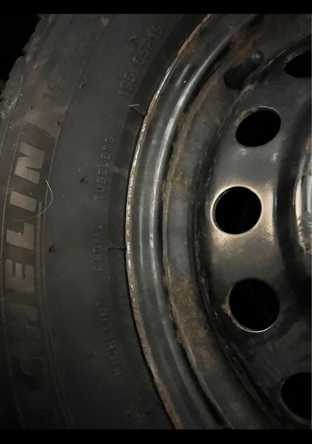 Michelin 195/65R15 Tires with Steel Rims - photo 2