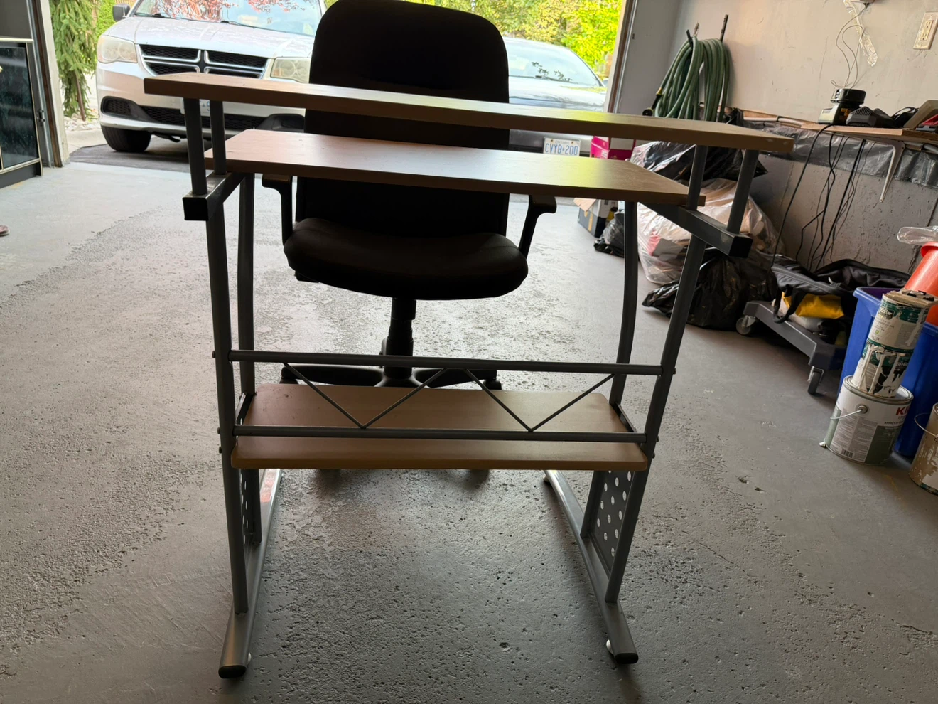 Compact Multi-Tier Computer Desk - photo 2