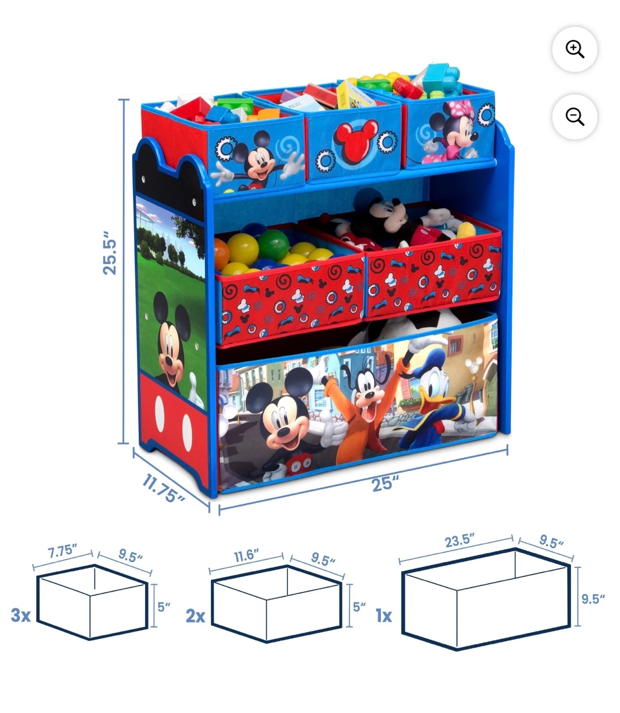 Disney Mickey Mouse Toy Organizer