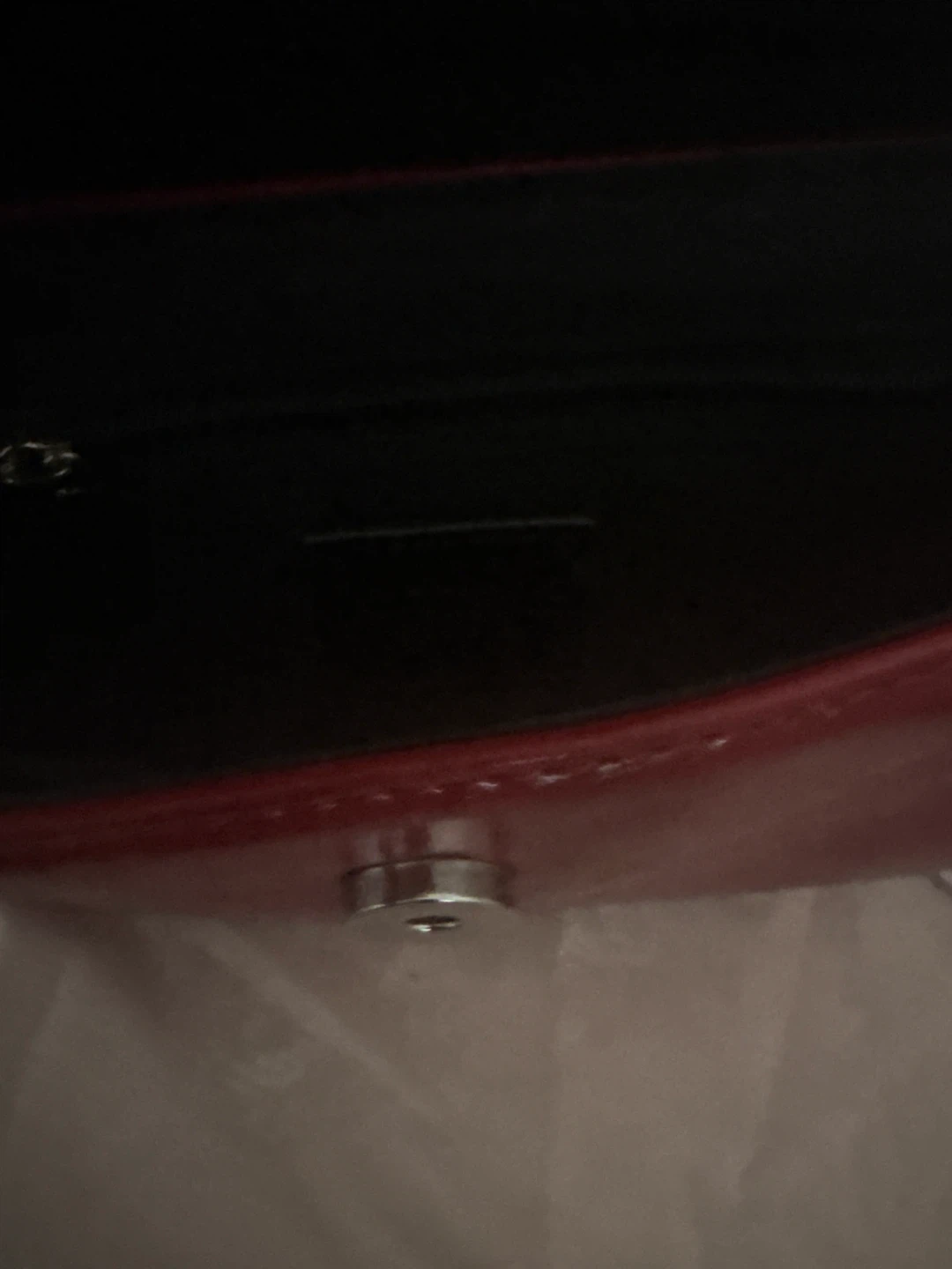 Red Crossbody Bag with Bow Detail - photo 3
