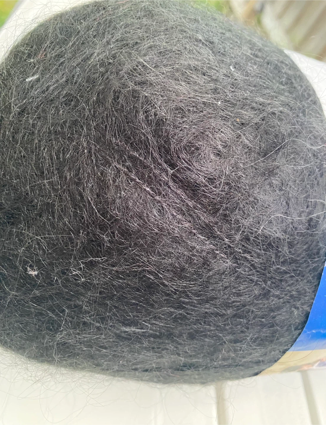 Huge 450g Patons Knit 'n Save Luxury Mohair Yarn Black - photo 5