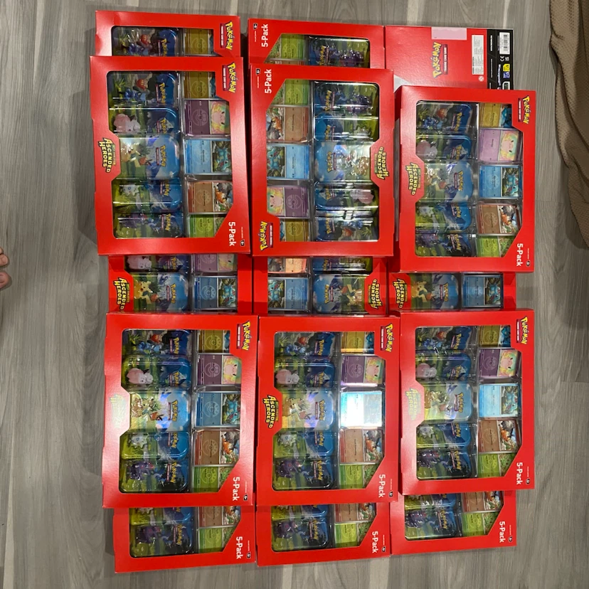 Pokemon Ascended Heroes 5-Pack Tin Set