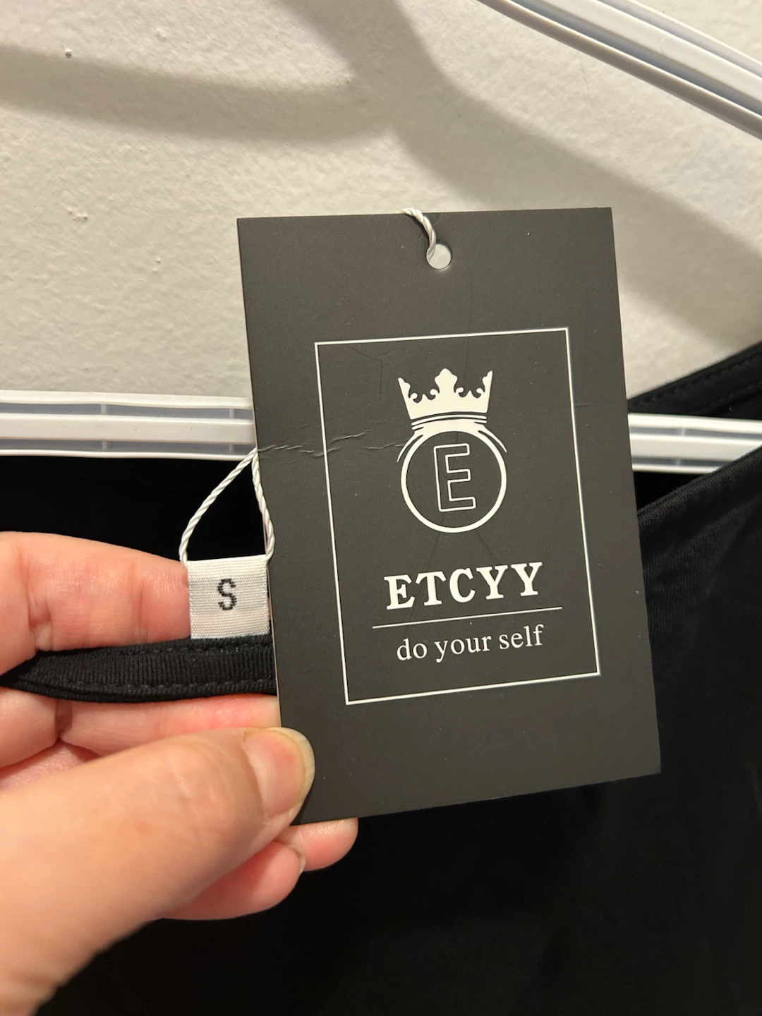 NWT ETCYY Black Sleeveless Ruched Bodycon Mini Dress - Size S - photo 2