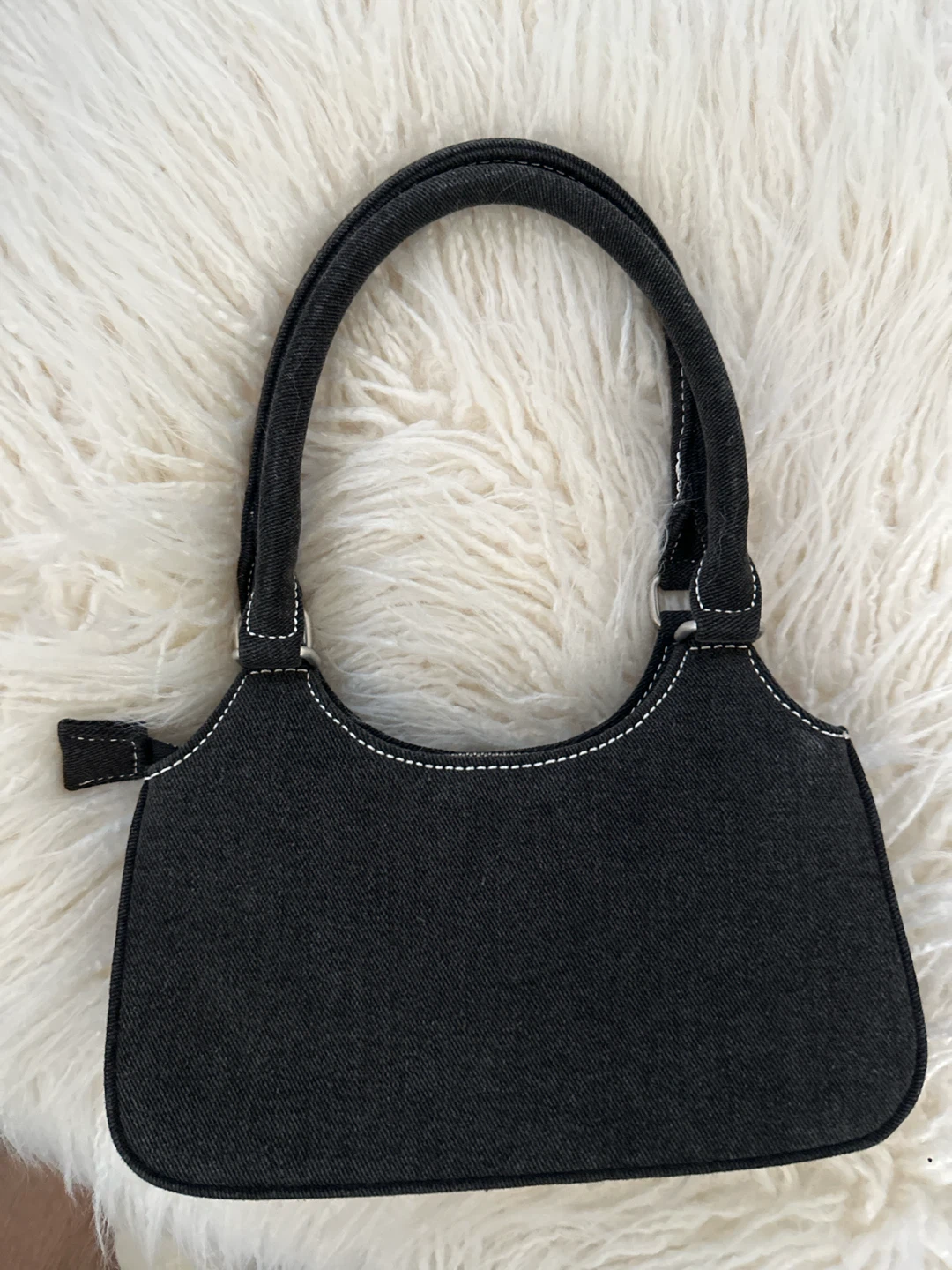 Brandy Melville Black Denim Handbag - photo 2