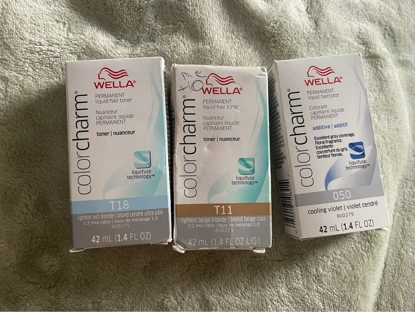 Wella Colorcharm Hair Toner and Additive Lot