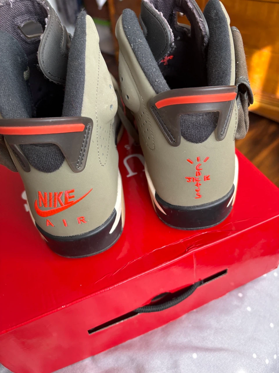 Nike Air Jordan 6 Retro Travis Scott Olive - photo 3