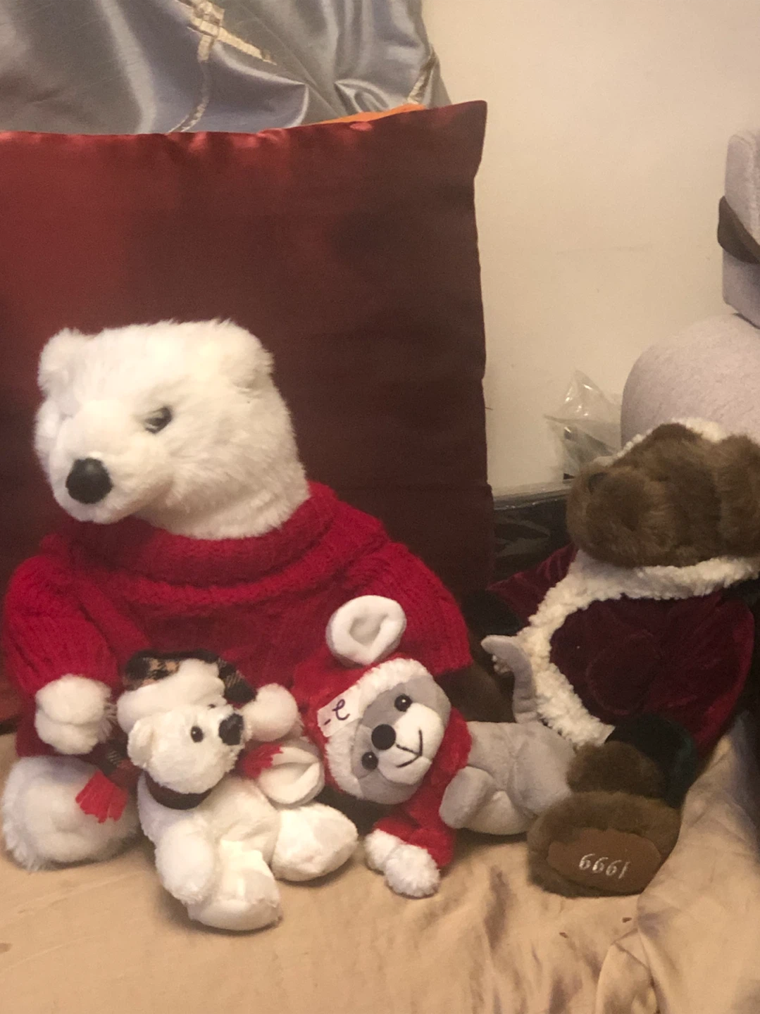 Set of 4 Holiday Plush Toys