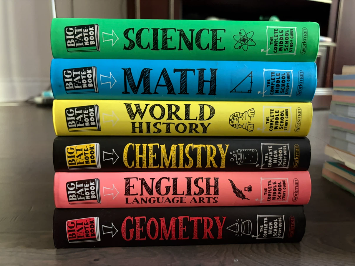 Big Fat Notebook Study Guides Set of 6