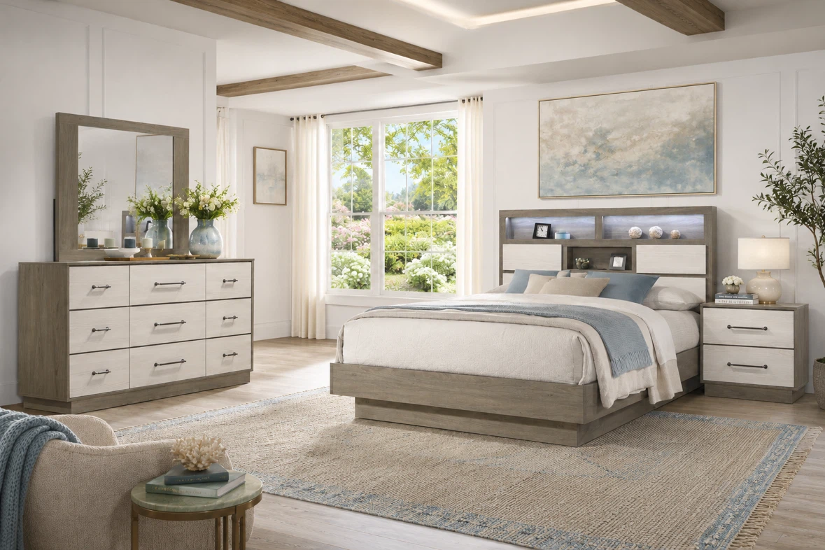 🛏️ Golden Bed Set – Queen & King Available | Same-Day Delivery
