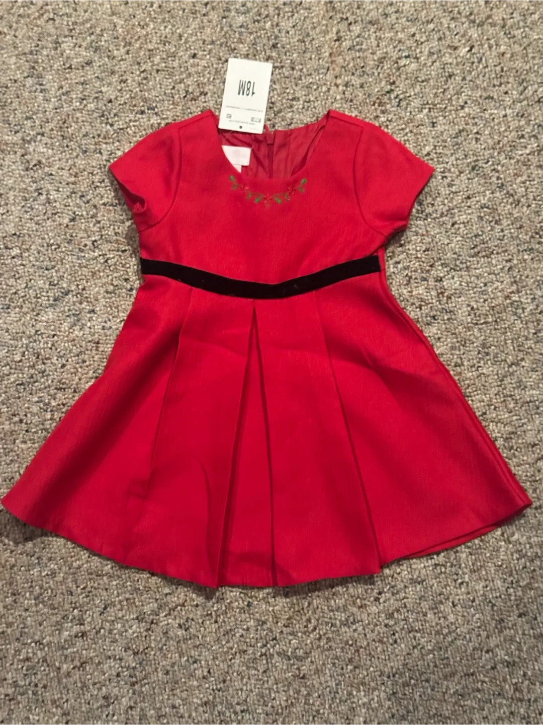 Bonnie Baby Red Dress 18M