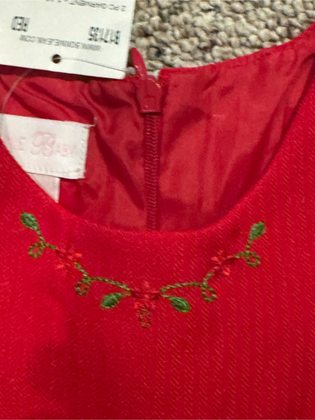 Bonnie Baby Red Dress 18M - photo 2