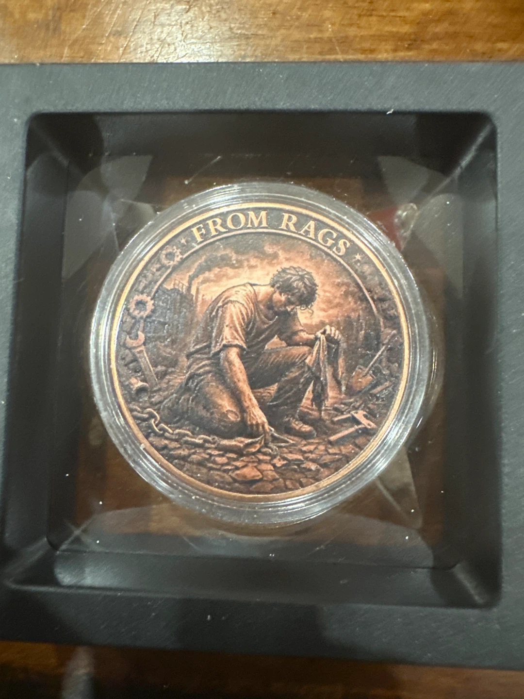 From Rags To Riches 1 oz .999 Copper Round