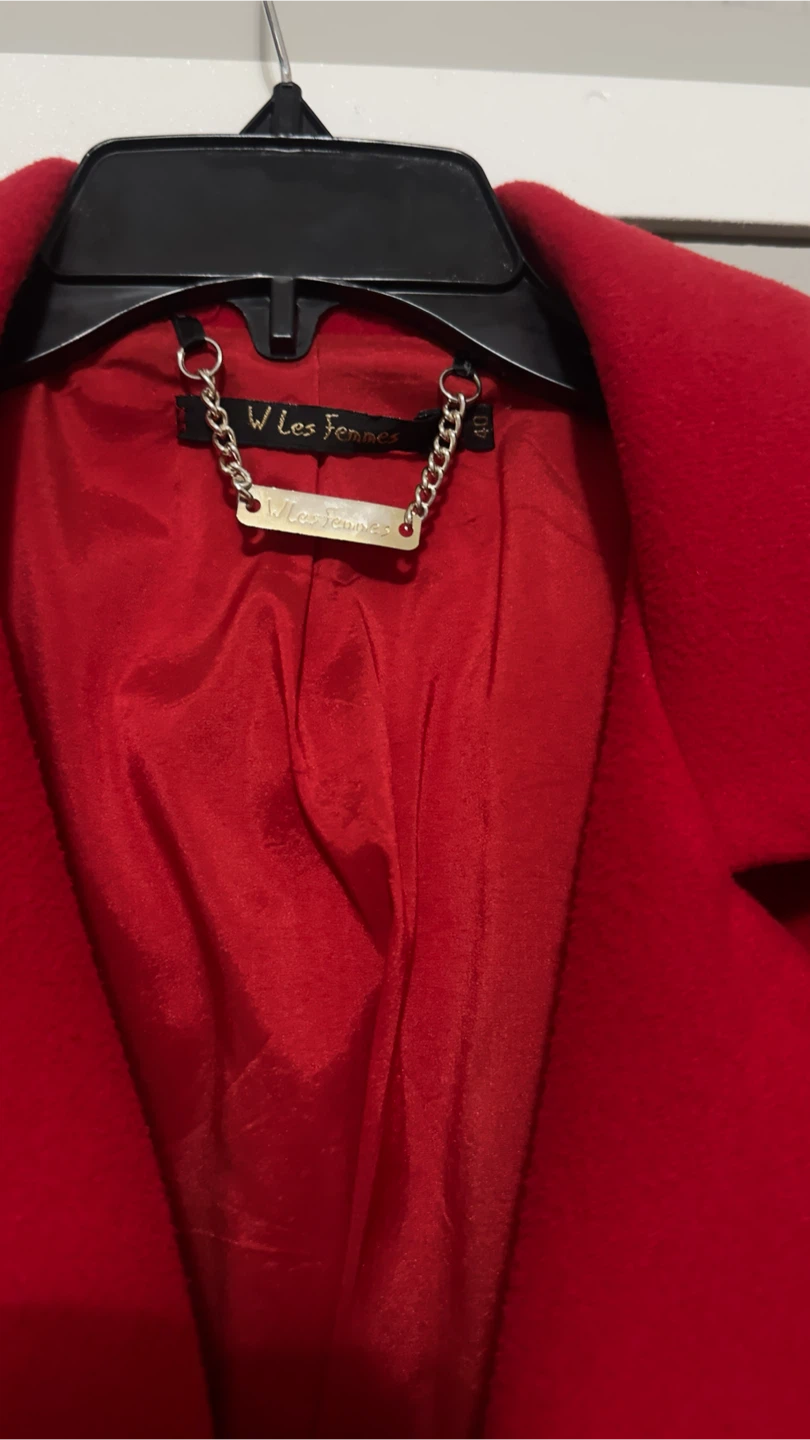 W Les Femmes Red Coat(European) - photo 4