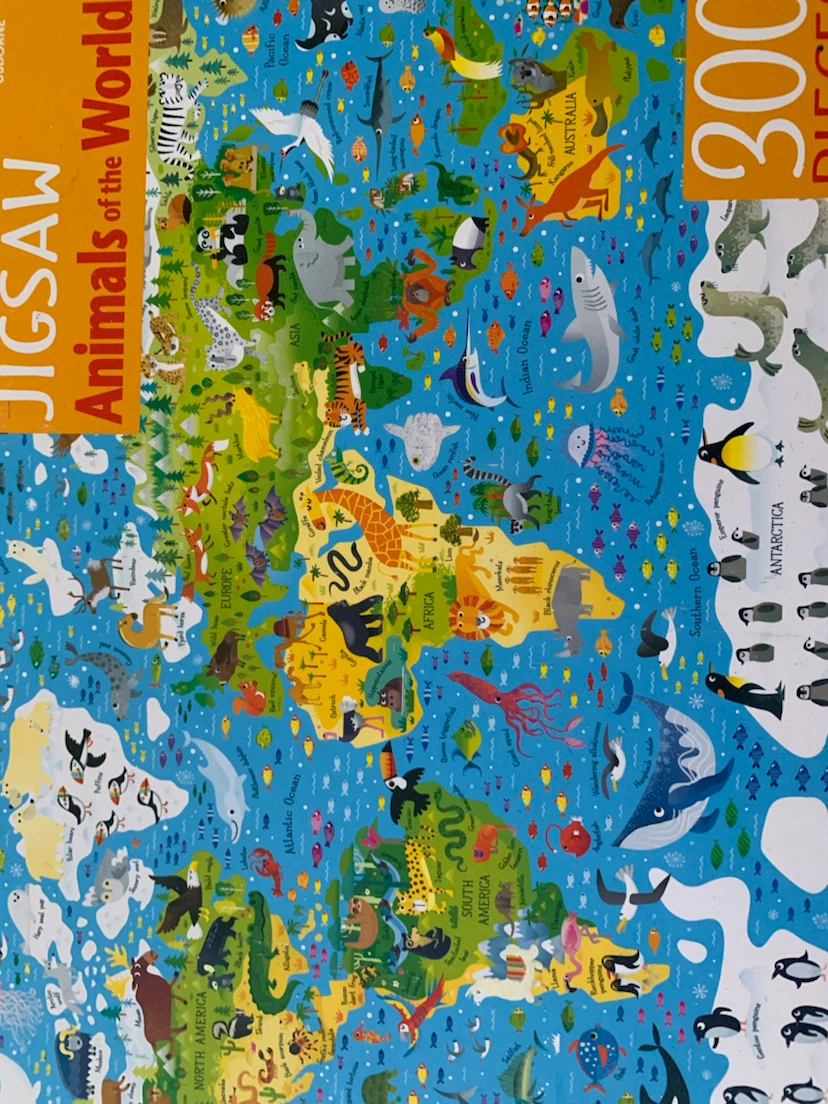 Usborne Animals of the World 300-Piece Jigsaw Puzzle - photo 4