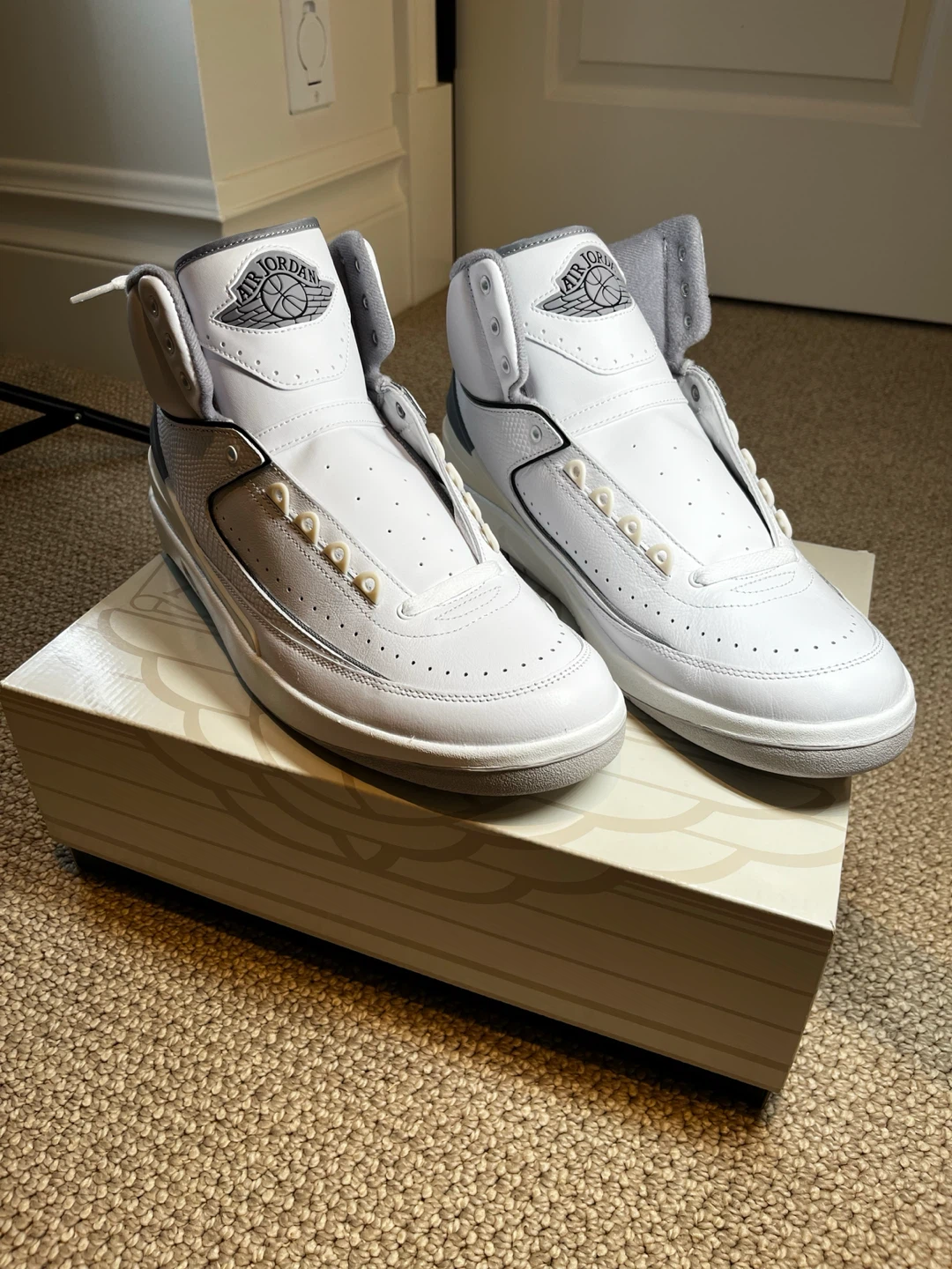 Air Jordan 2 Retro High Tops “Cement Grey” - photo 5