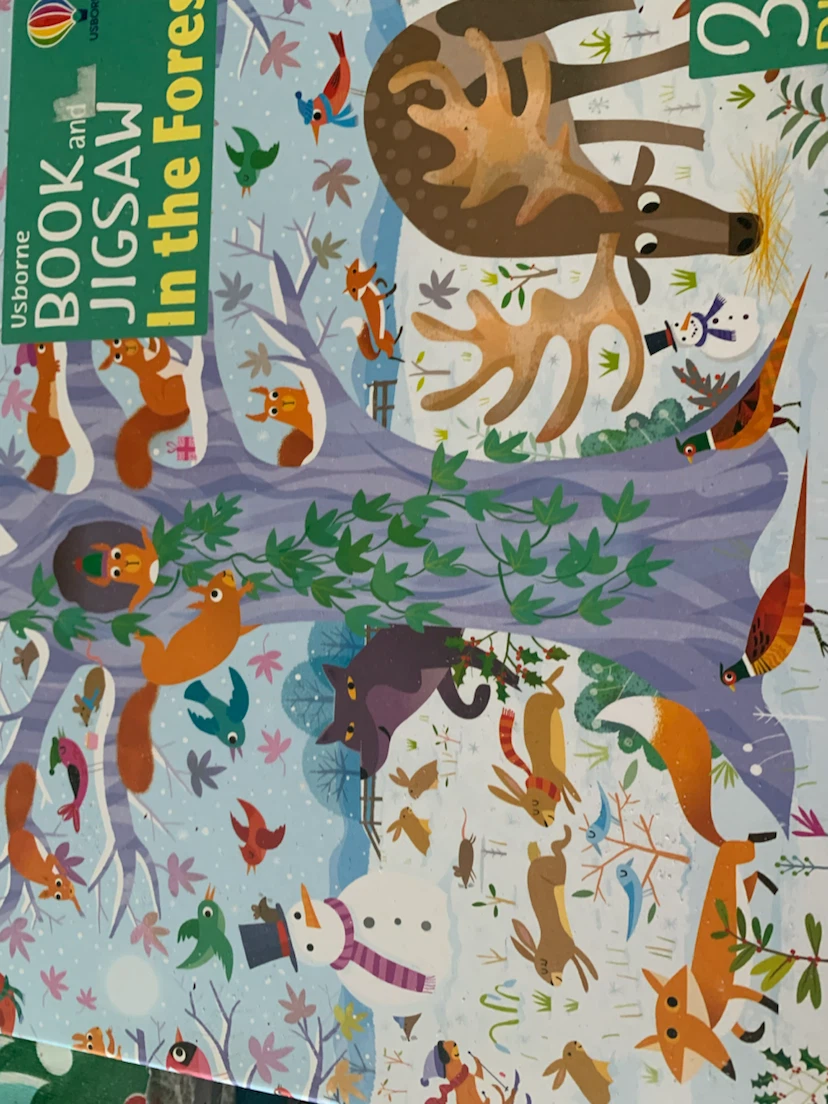 Usborne In the Forest Book and 300-Piece Jigsaw Puzzle - photo 5