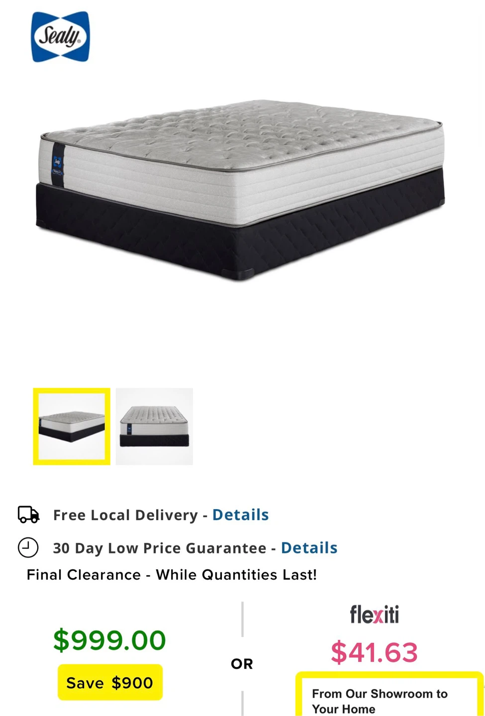 Sealy Posturepedic Plus Sterling Mattress and Box Spring - photo 5