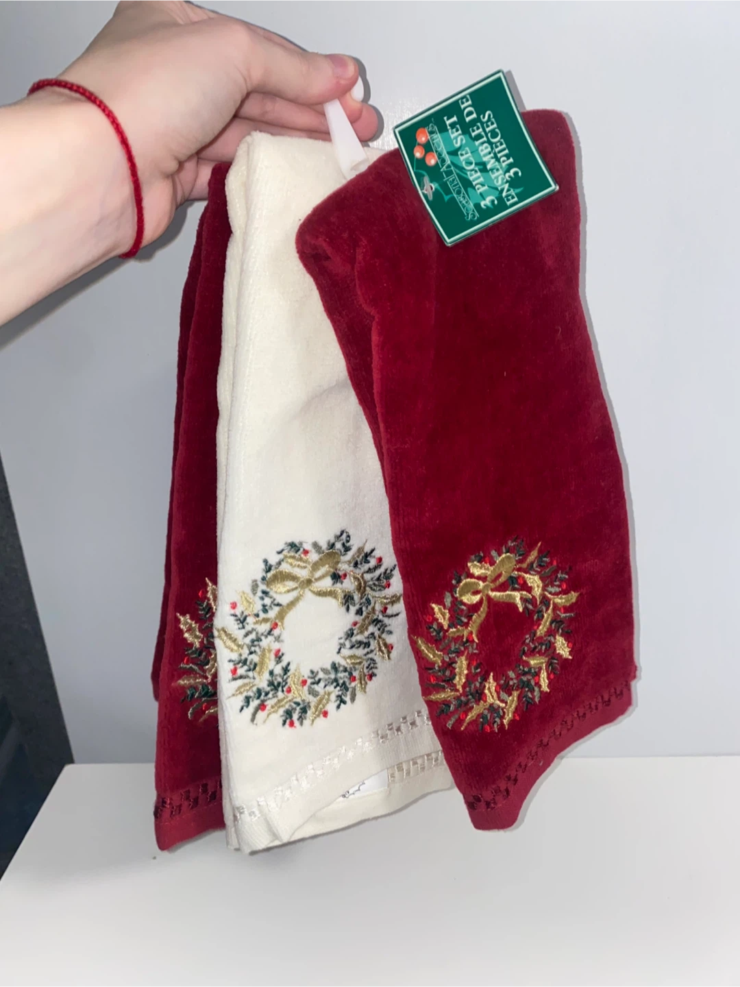 Seasonal Accents 3-Piece Christmas Towel Set - photo 3