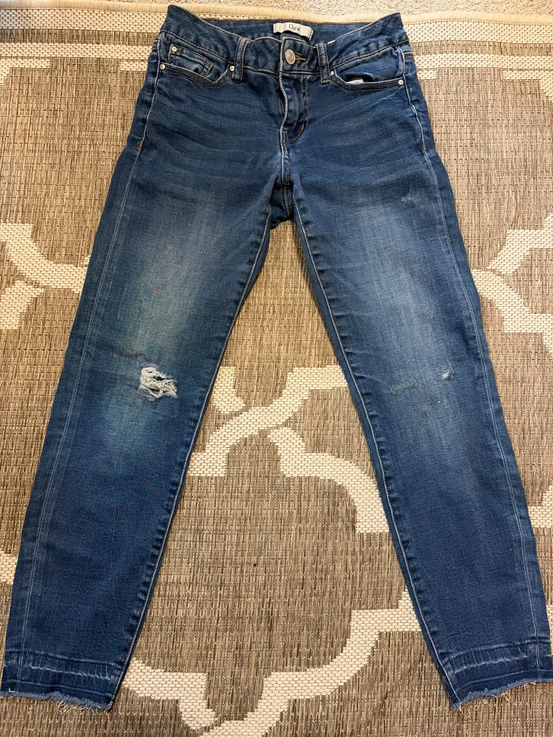 Dex Medium Wash Distressed Jeans